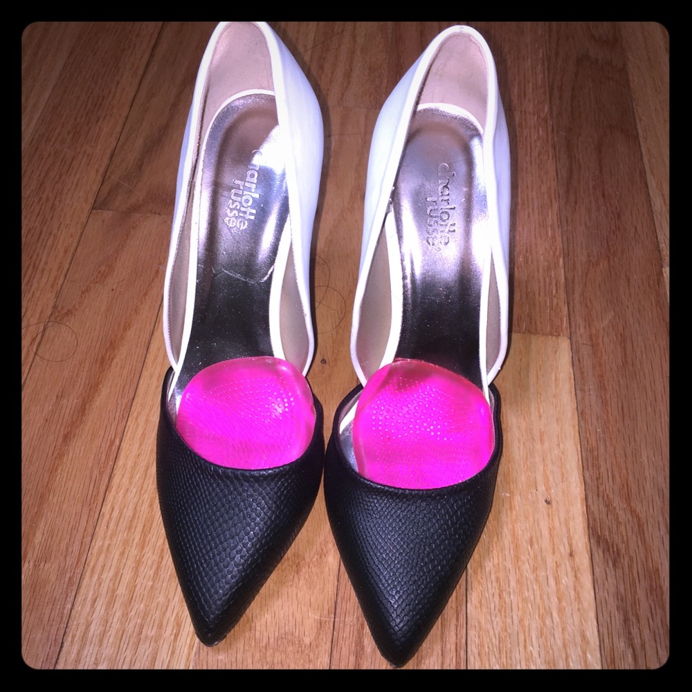 Black and White Stilettos.